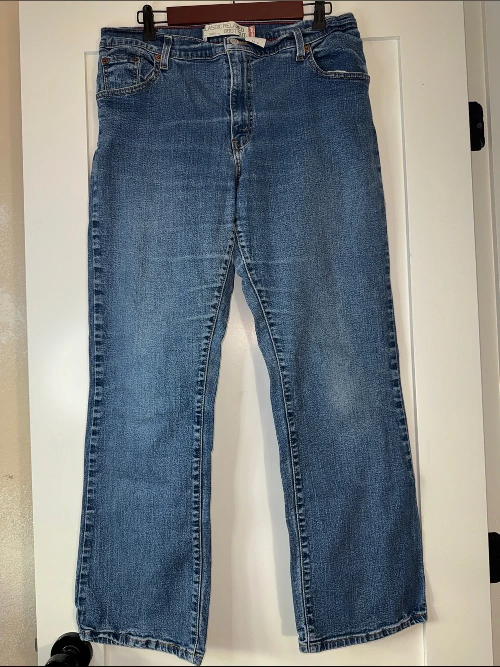 Levi's Women’s  Blue Relaxed 550 Bootcut Straight Jeans Sz 14M/ waist 16”